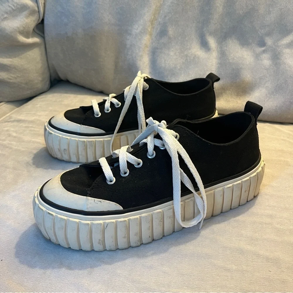 DIESEL Black Hanami S-Hanami Low X Sneakers Size Womens 9.5